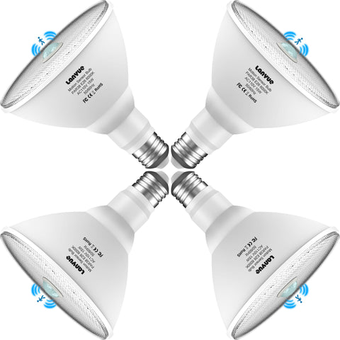 LanYue ABS fireproof sensor light bulb offers durable performance indoors.