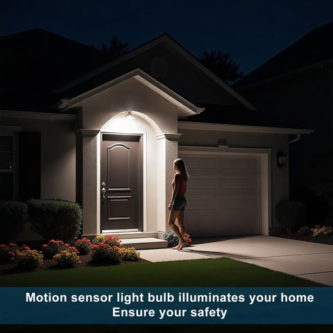 LanYue internal stairs motion sensor bulb ensures safe steps in low light.