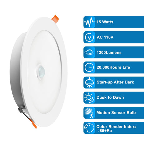 Lanyue basement downlight activates with movement, saving energy.
