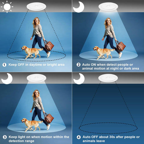 Lanyue stairs downlight offers bright, responsive illumination as you ascend.