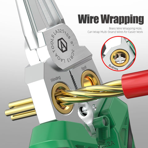 LAOA tool shown during electrical wiring work for professional projects.