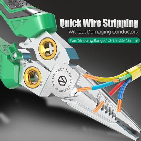 LAOA cable slitting feature demonstrated for 12mm capacity on harnesses.