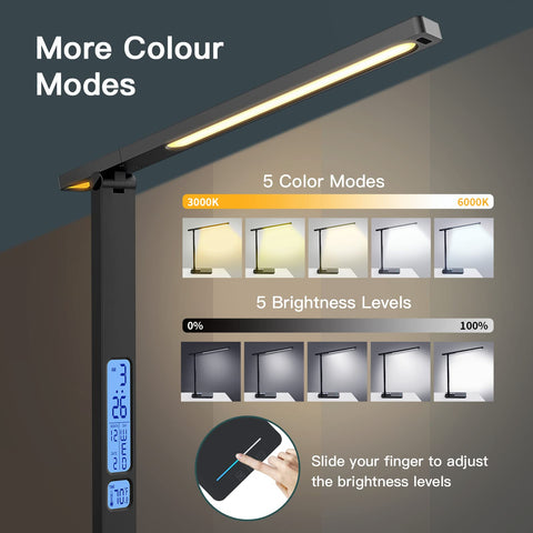 LAOPAO desk lamp base with wireless charging pad on the desk