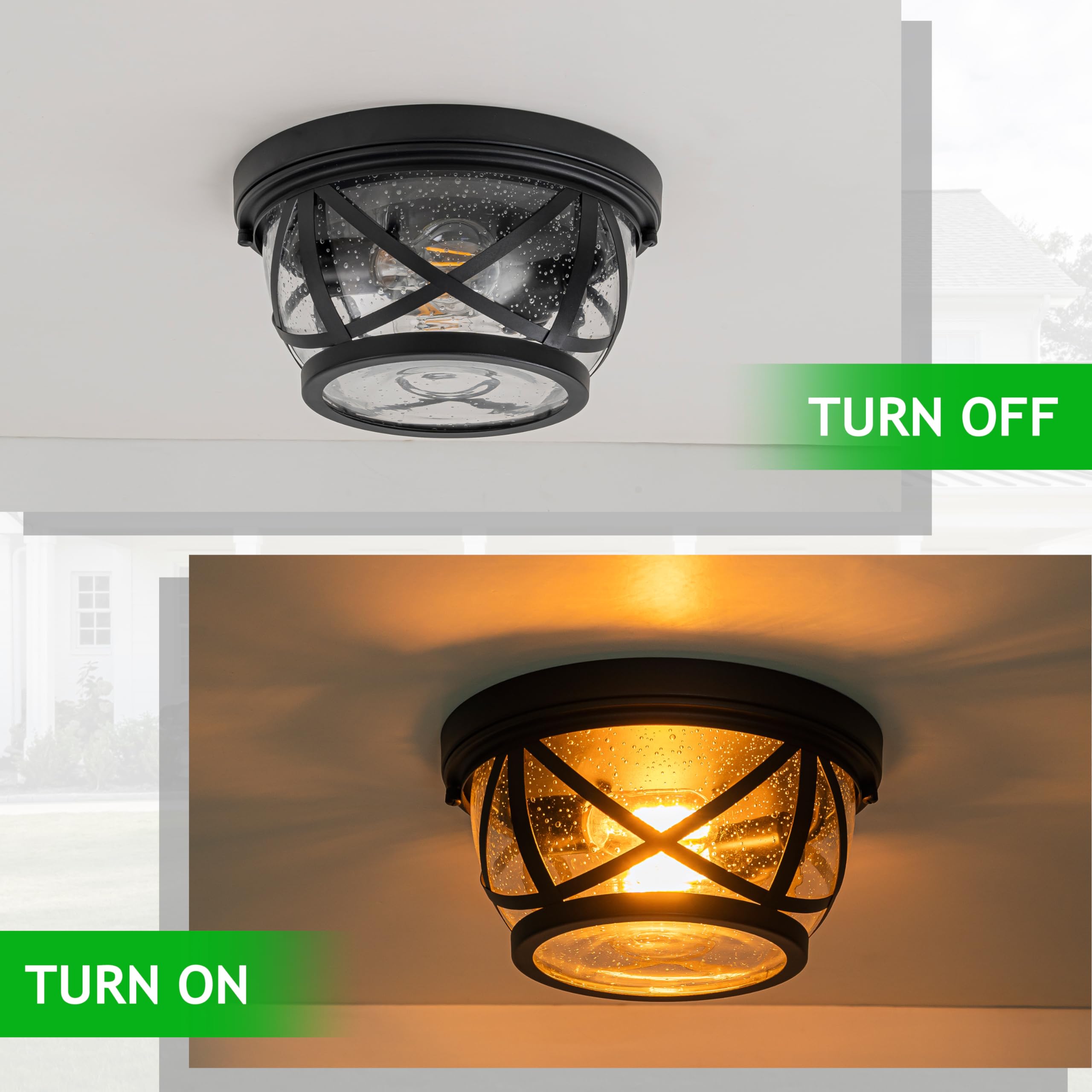 Laplusbelle E26 compatibility supports dimmable bulbs for adjustable mood