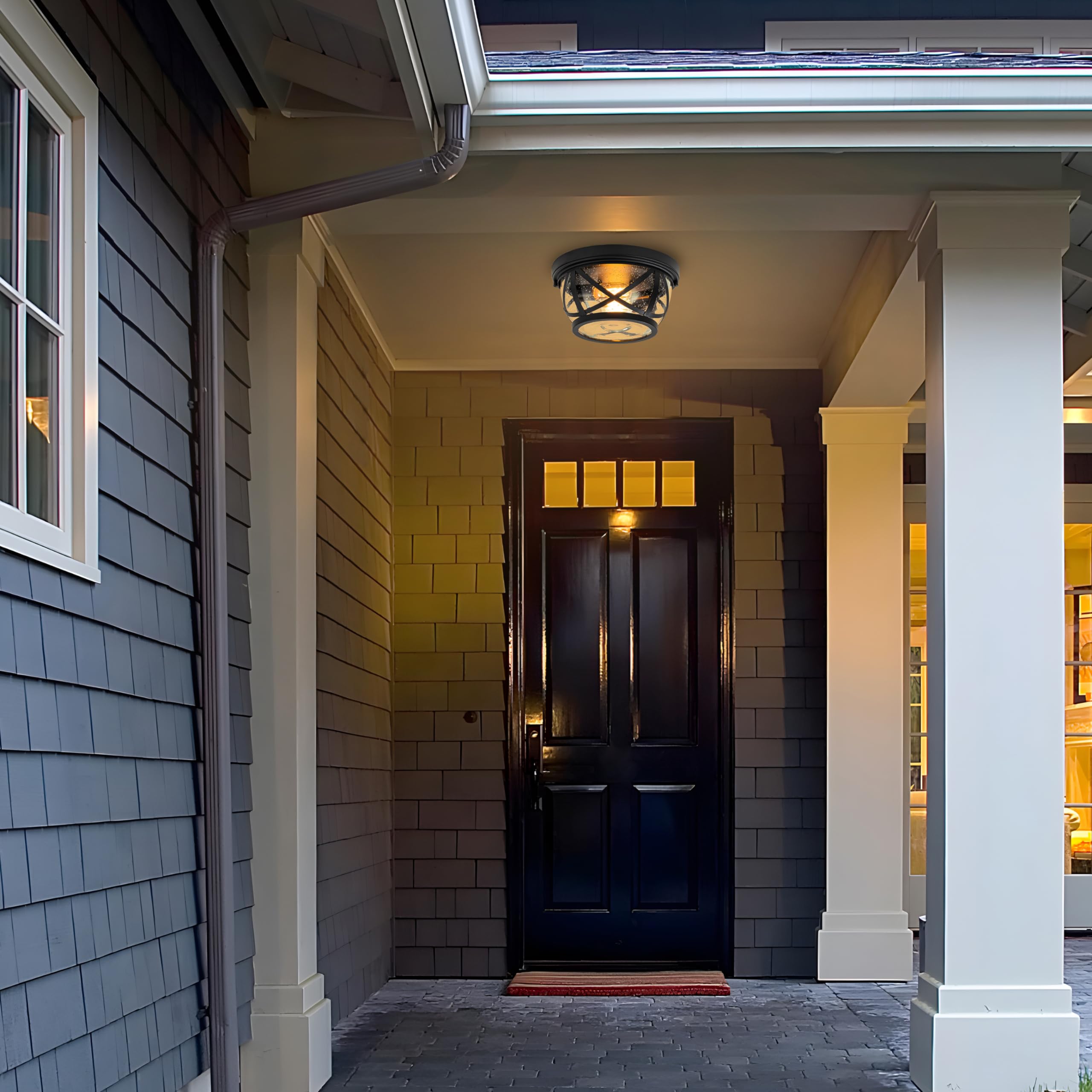 Laplusbelle outdoor porch fixture with rugged weather-resistant build
