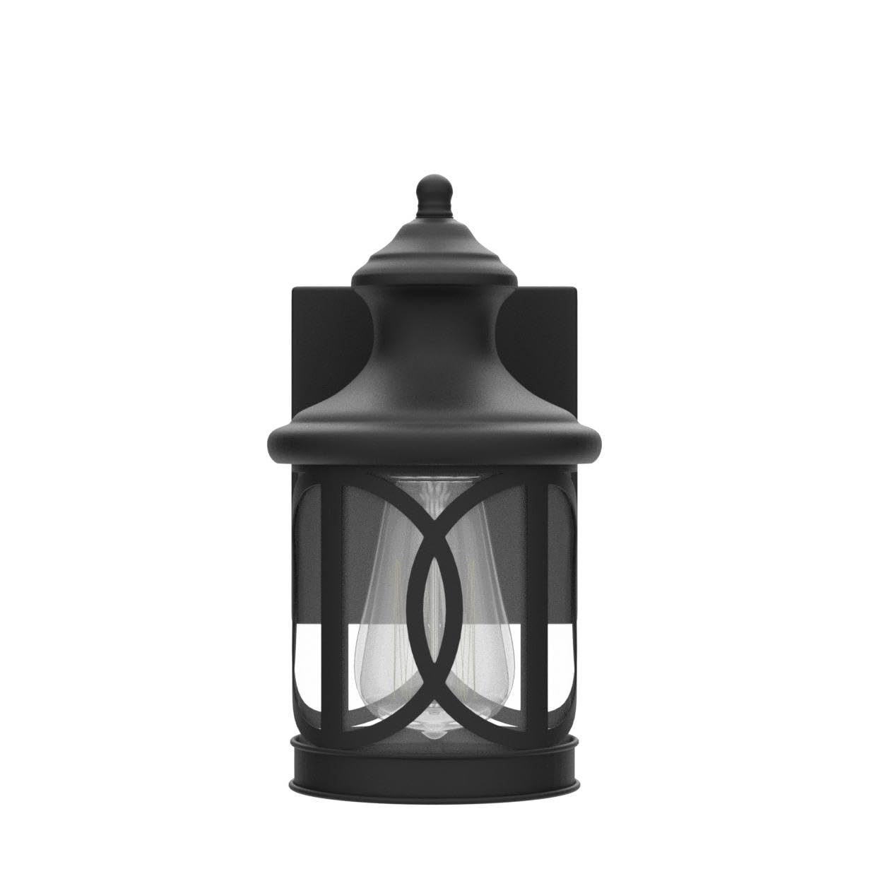 Laplusbelle wall sconce lighting a cozy patio area with warm glow.