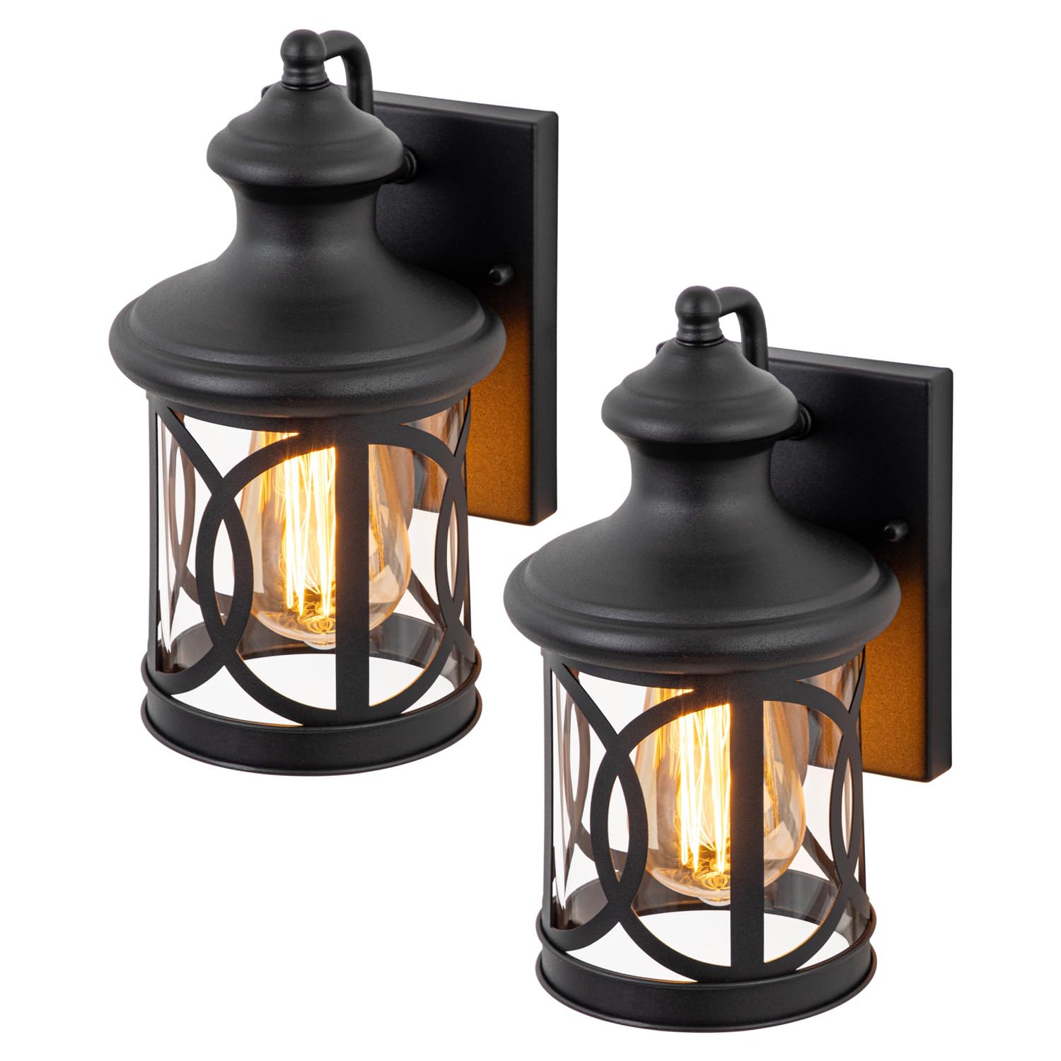 Laplusbelle two-pack provides balanced exterior lighting for multiple spots.