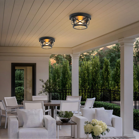 Laplusbelle seeded glass shade diffuses light with a soft glow