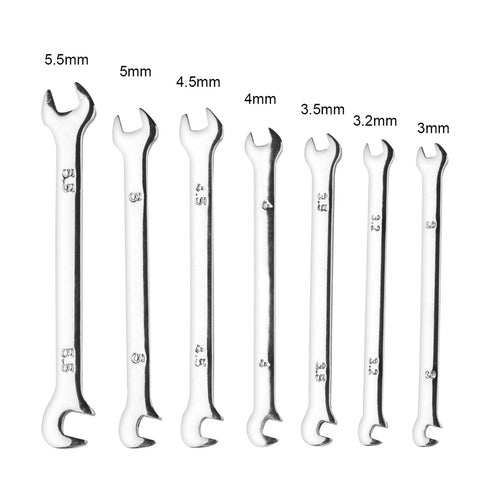 Larcele MNBS-07 size chart close-up helps you select the right wrench quickly