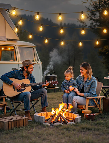 Larkvue 11-bulb string with a spare ensures continuous light