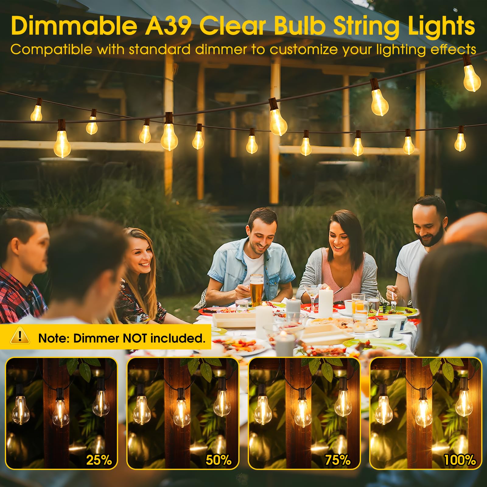 Larkvue end-to-end connectable lights let you cover larger outdoor areas