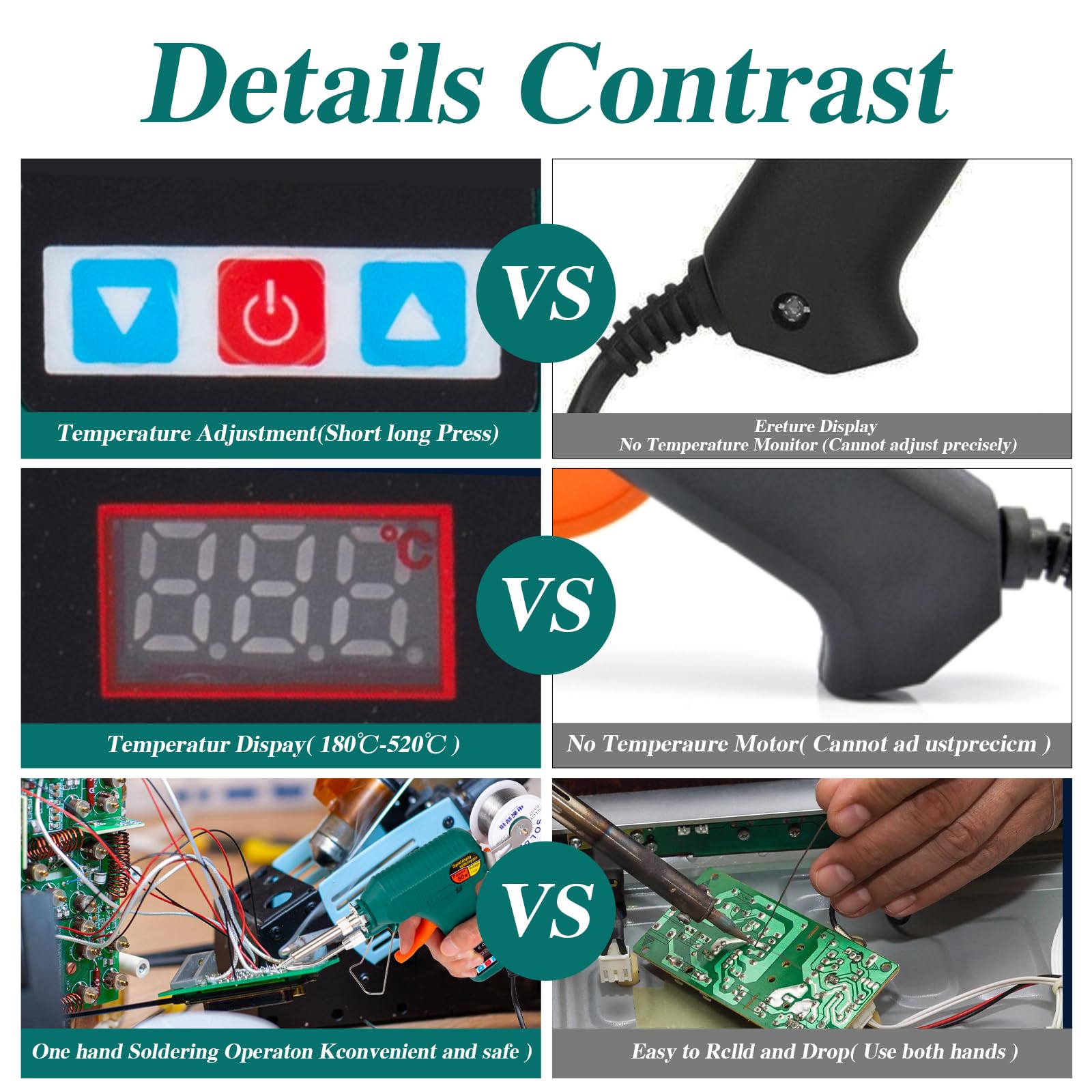 Internal heating enables localized heat for delicate components.
