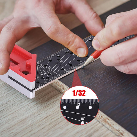 LARMEIL multifunction framing tool supports measuring, marking, and scribing across carpentry projects.