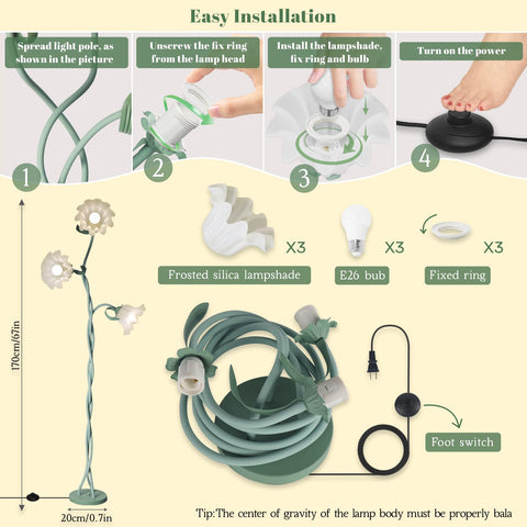 Larnix LED bulbs included simplify setup and save energy