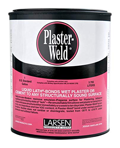 Larsen 12000 Plaster Weld 128 oz bottle for interior bonding and flexibility