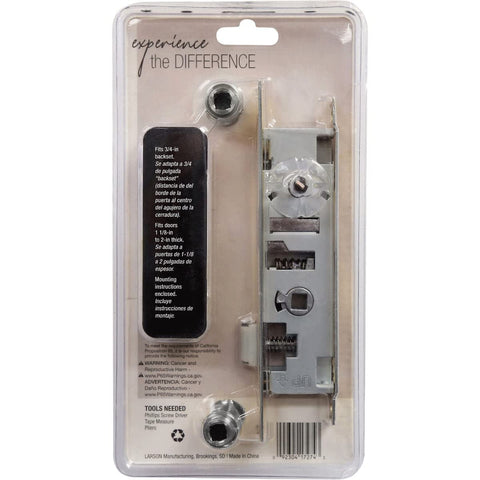 Larson keyed deadbolt closeup highlighting built-in security for entry