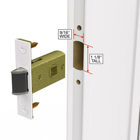 Larson storm door M2 handle set mounted hardware included for quick installation.