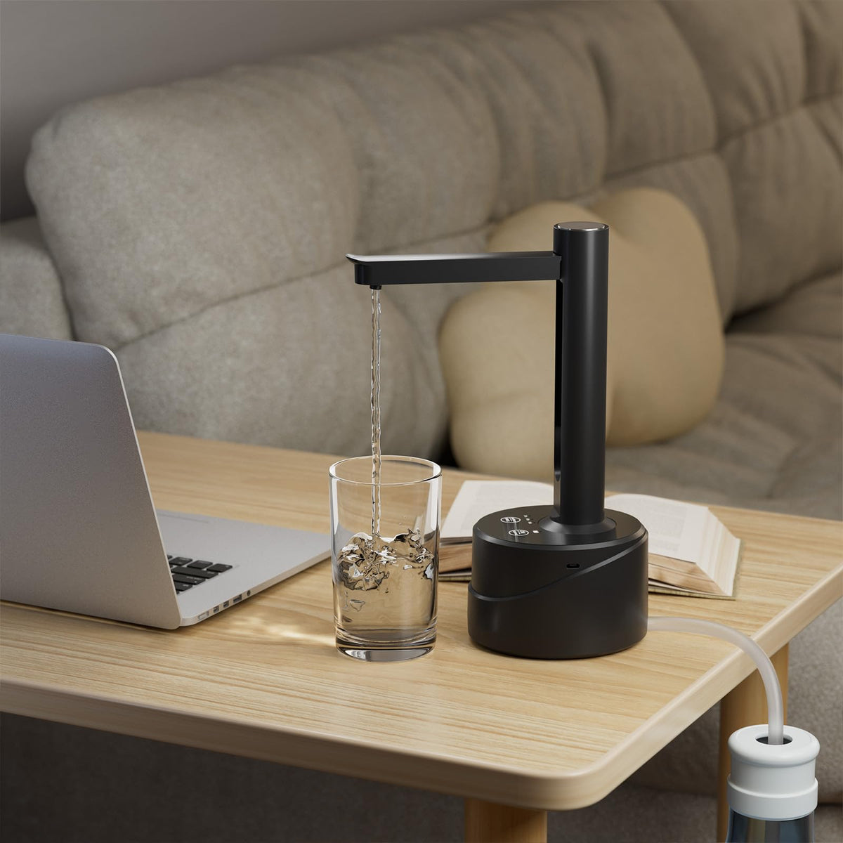 Lartedaux 5gallon desktop-dispenser-base on a counter for easy access