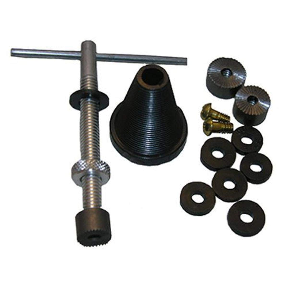 LASCO 13-1065 metal faucet seat grinder for resurfacing worn seats, improving fit