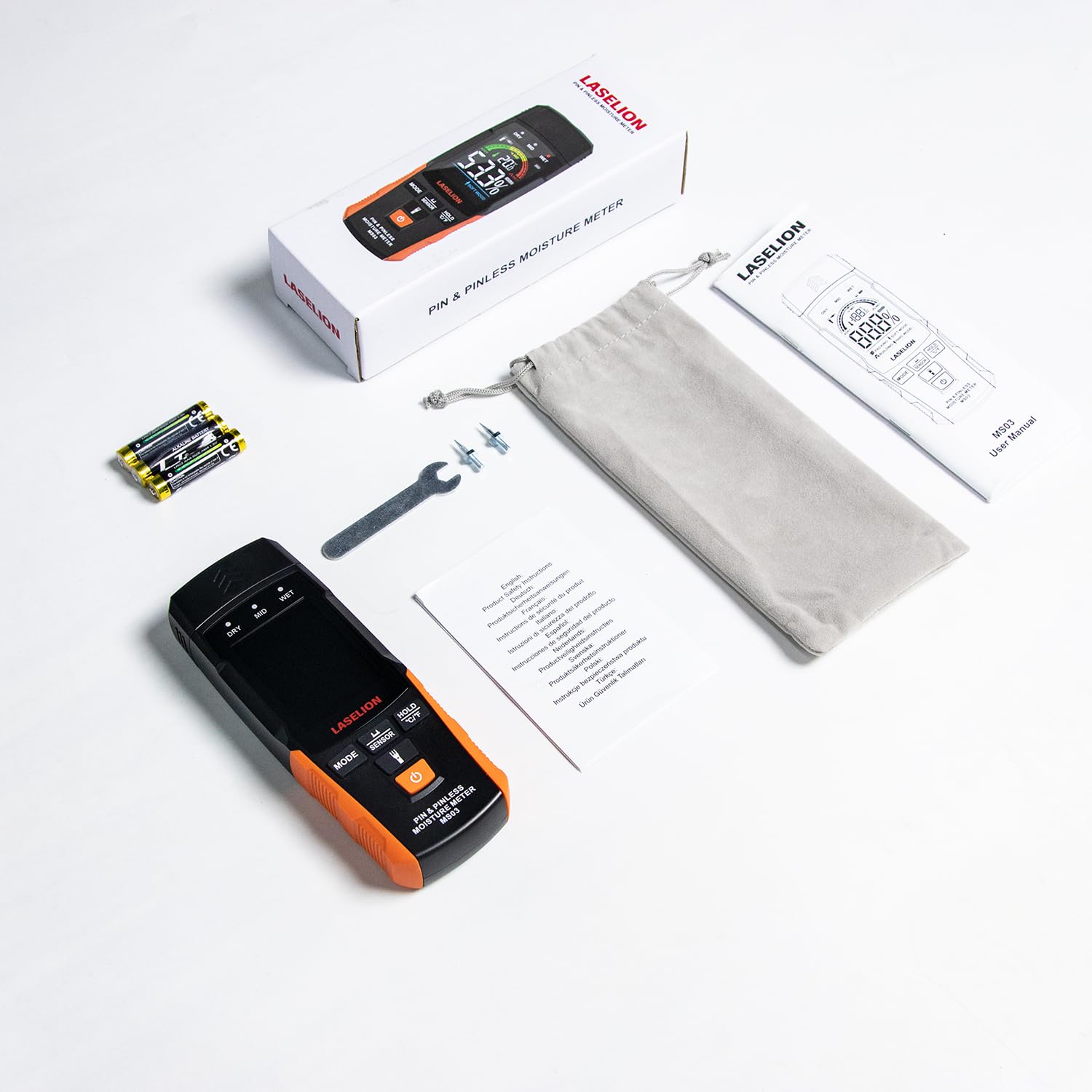 LASELION MS03 auto power-off conserves battery life during work
