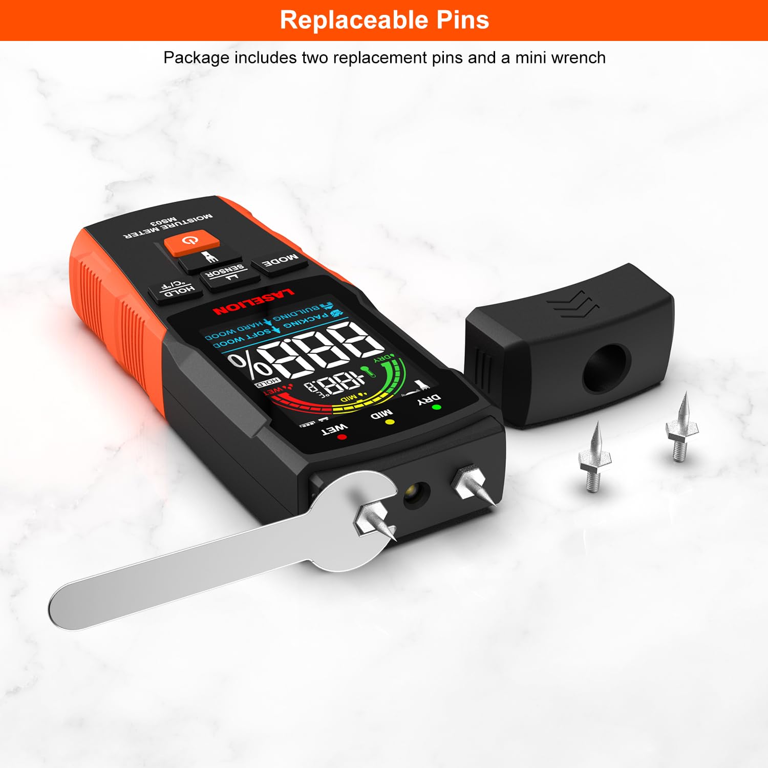 LASELION MS03 ambient temperature readout helps contextual readings