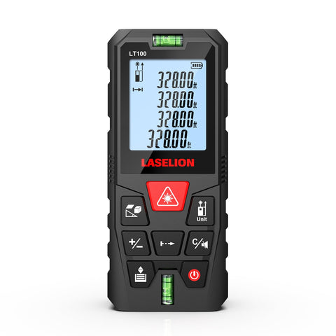 LASELION LT100 with dual bubble levels for steadier readings in tight spaces