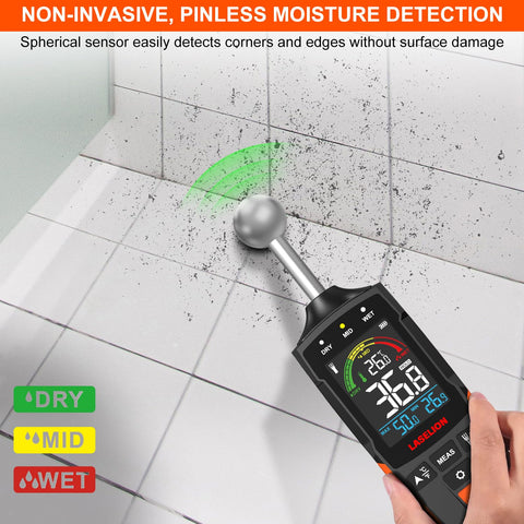 LASELION MS04 detects potential leaks through walls, floors, and ceilings