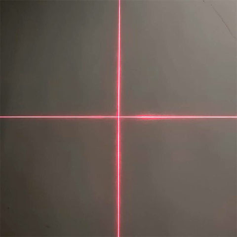 Laserlands Red Cross Line Light Cross Hair aiding accurate tile layout and stone work.