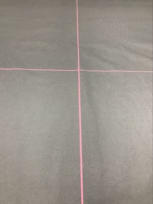 Laserlands Red Cross Line Light Cross Hair offers adjustable line width for versatile projects.