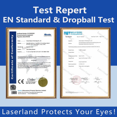 Laserlands rope-hole end design keeps glasses secure during use