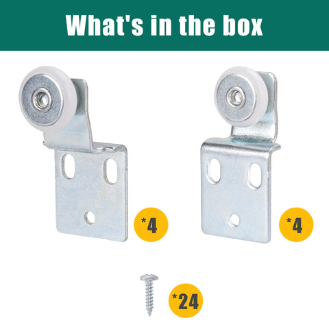 Lashow installation kit keeps screws and rollers organized during replacement.