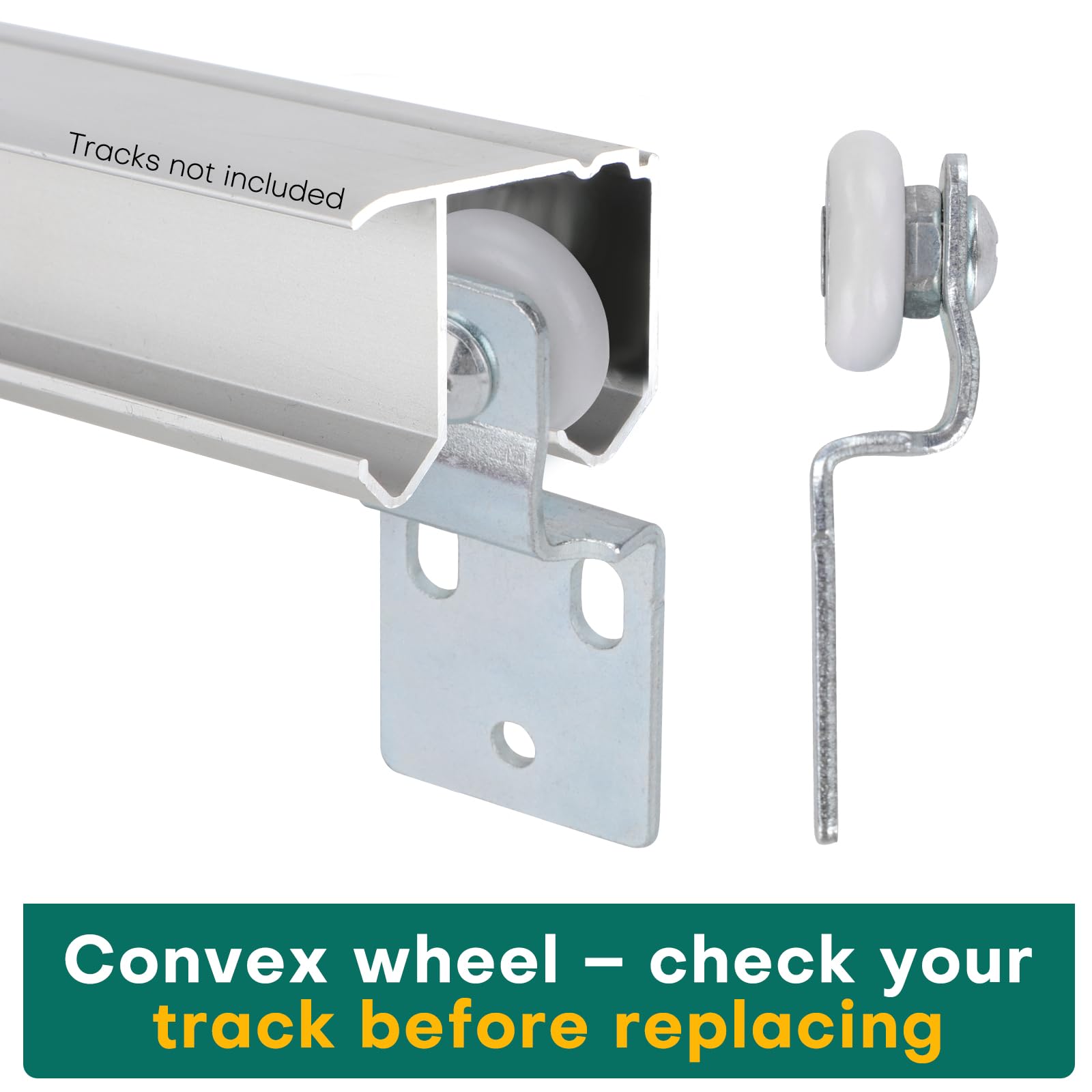 Lashow rear panel offset aids secure alignment during full door travel.