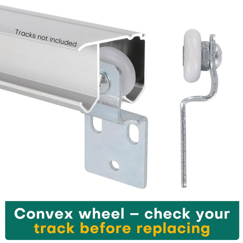 Lashow rear panel offset aids secure alignment during full door travel.