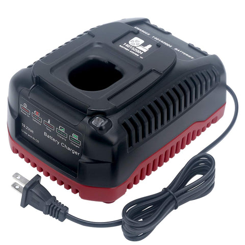 Lasica C3 battery charger front view for Craftsman 19.2V batteries.