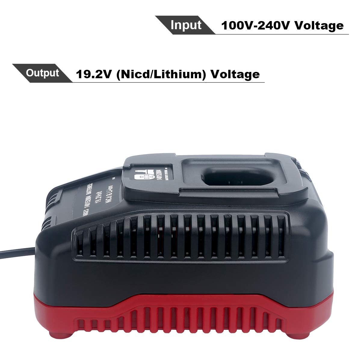 Lasica C3 charger side view showing slim profile.