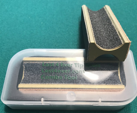 Last4Ever Tip Tool with Nickel Radius helps maintain tip balance for smoother cue action