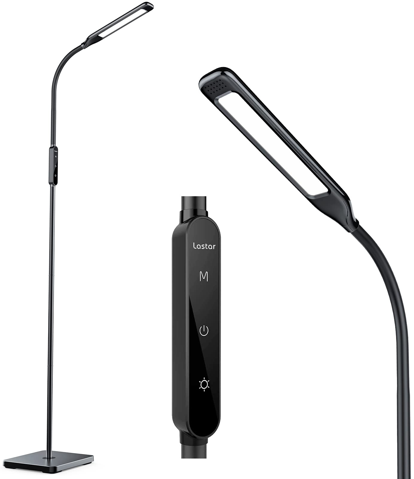 LASTAR LED floor lamp base and stand for stable living room lighting