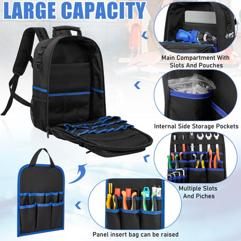 LASUK back panel and straps for stable weight distribution during transport