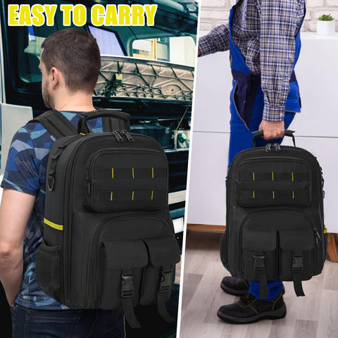 LASUK tool backpack waist belt padded support for balanced carrying