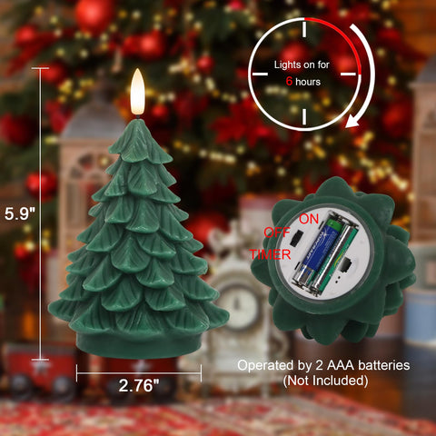 Lasumora candle with 3D flame wick providing realistic ambience in homes