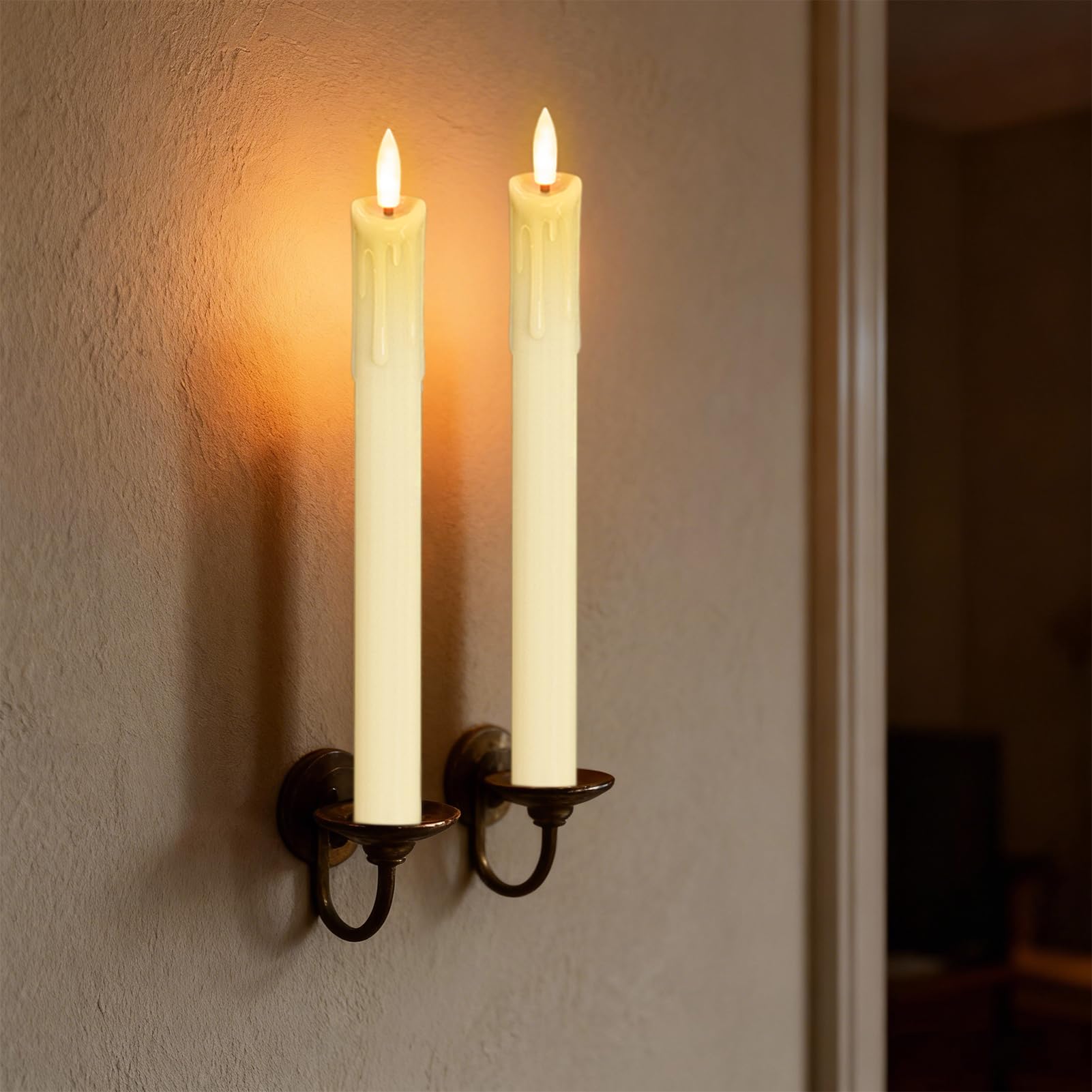 Lasumora adjustable brightness and flame modes for any setting