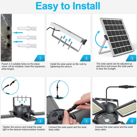 Latband adjustable four-arm design for versatile indoor/outdoor setups.