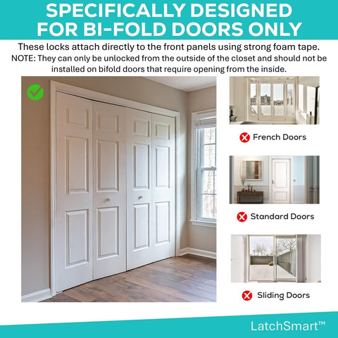 LatchSmart one-touch unlock for convenient access while keeping doors secure