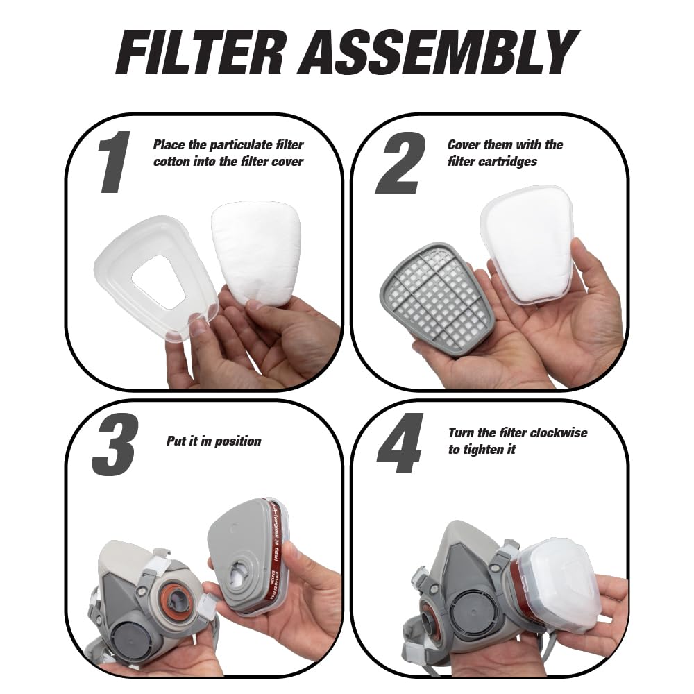 LAUCO filter covers help keep cartridges clean during long DIY sessions.