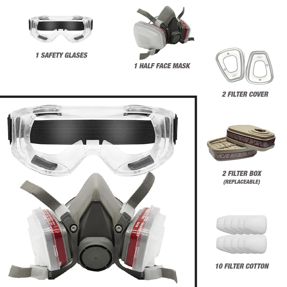 LAUCO Safety Glasses with anti-fog coating provide clear visibility for DIY projects.