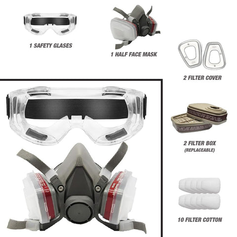 LAUCO Safety Glasses with anti-fog coating provide clear visibility for DIY projects.