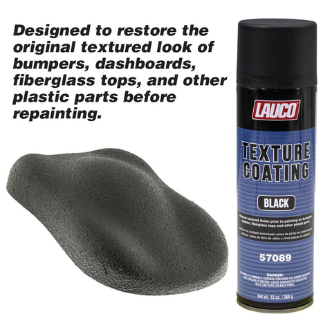 LAUCO matte black finish enhances show ready trim and edges