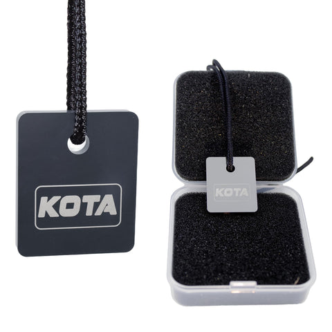 LAUCO tool worn with neck cord for easy reach during detailing work