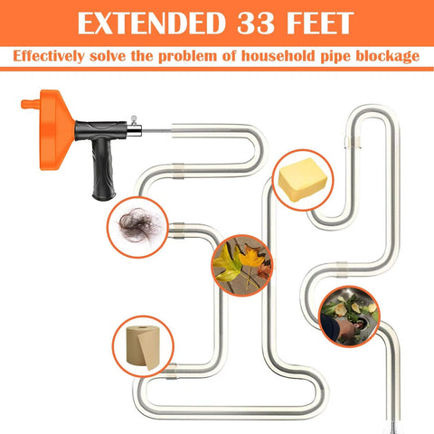 Launary Drain Auger reusable tool reduces service calls.