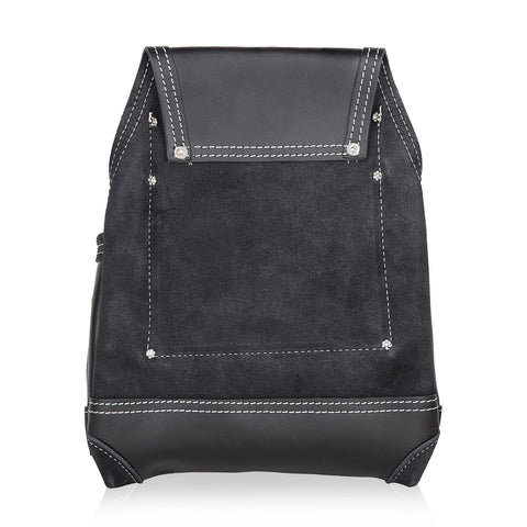 LAUTUS leather pouch nail pockets show organized nail storage.